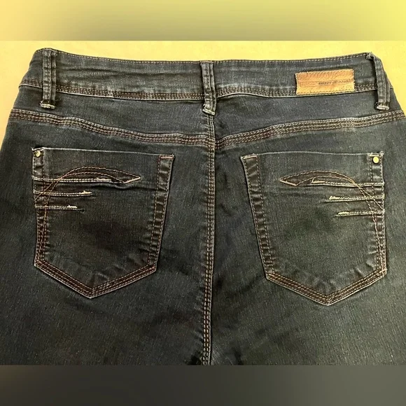 DKNY City Skinny Jeans Dark Wash Indigo Denim 6x 28 - Picture 6 of 7